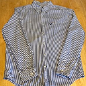 American Eagle Men’s pin striped dress shirt